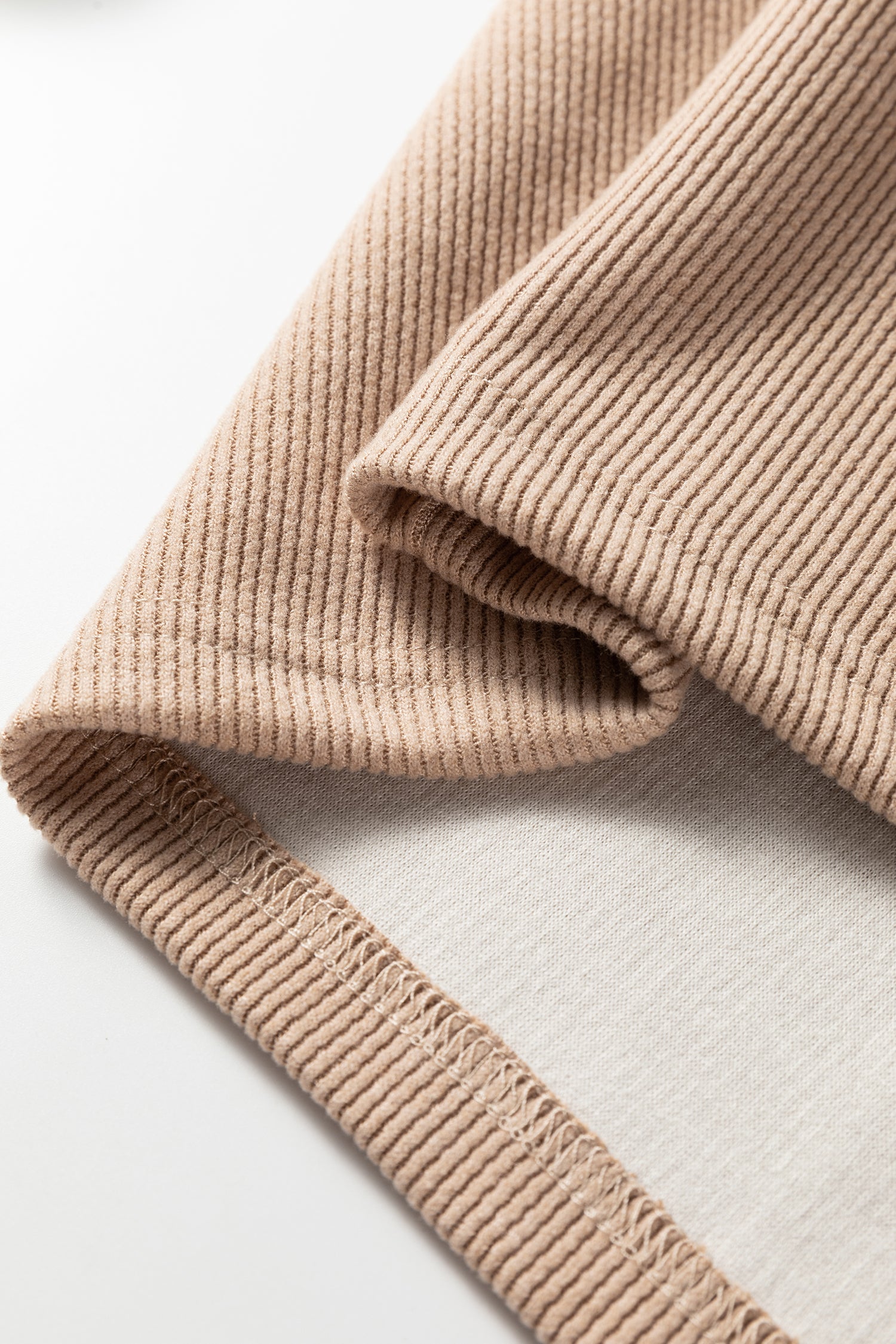 Casual Thermal Textured Lace Drawstring Baggy Hoodie